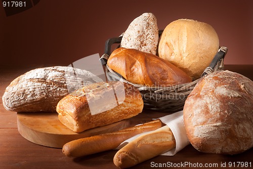 Image of assortment of baked bread