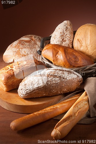 Image of assortment of baked bread
