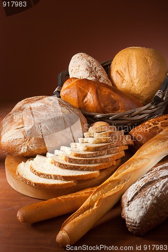 Image of assortment of baked bread