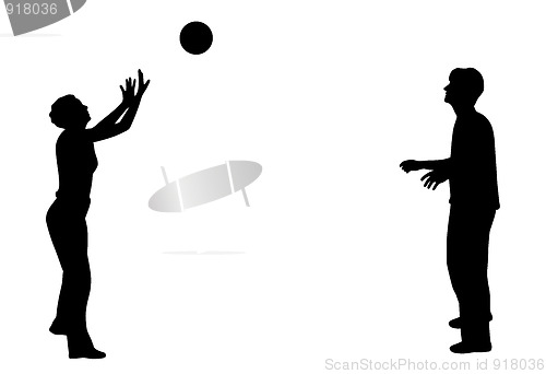 Image of Playing with ball