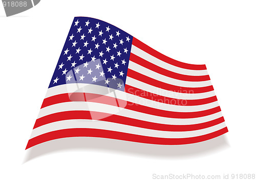 Image of usa stars and stripes flag