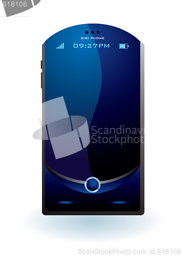 Image of mobile phone illustration