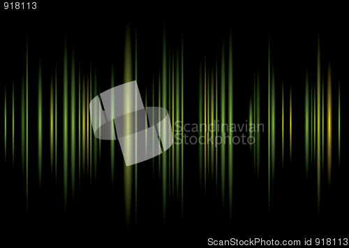 Image of equaliser green background