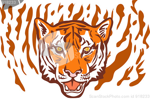 Image of tiger head 