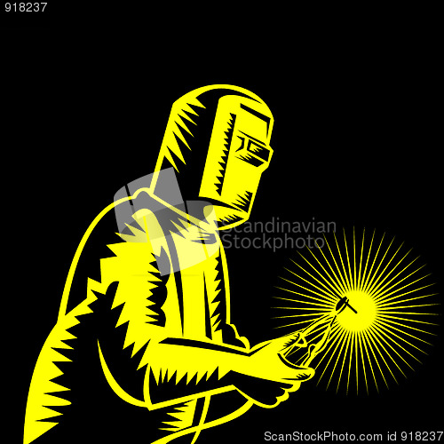 Image of welder at work 