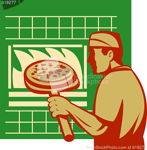 Image of Pizza pie maker or baker