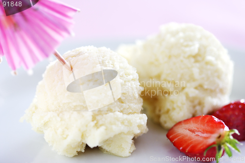 Image of vanilla ice-cream