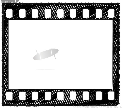 Image of 35mm frame sketch outline 2