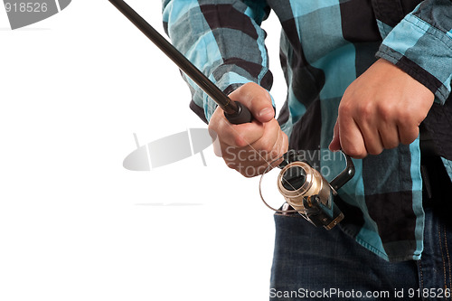 Image of Fishing Rod and Reel