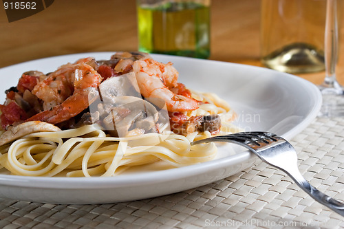 Image of Shrimp Scampi Pasta Dish