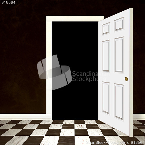 Image of Opened Door Entrance
