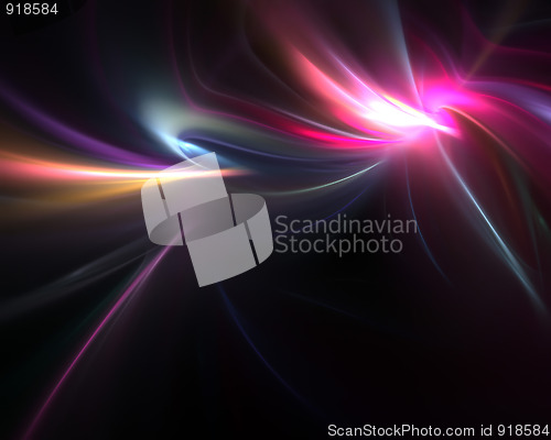 Image of Flowing Electric Plasma