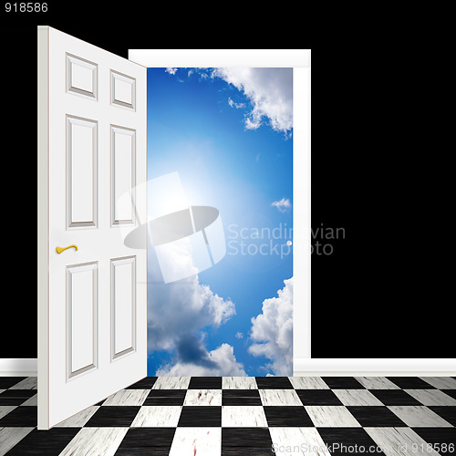 Image of Surreal Heavenly Doorway