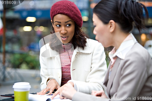 Image of Women Meeting for Business