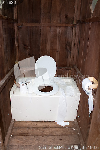Image of Dirty Outhouse