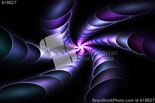 Image of Abstract Purple Vortex