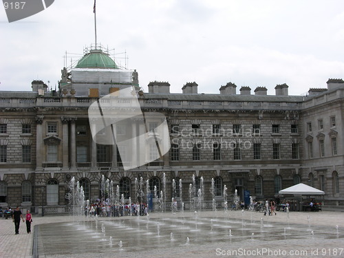 Image of Fountain and Building