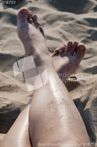 Image of Woman legs
