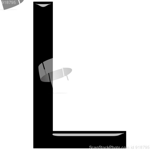 Image of 3D Letter L