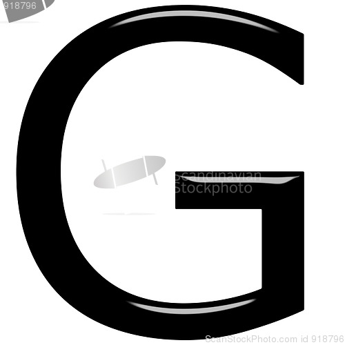 Image of 3D Letter G