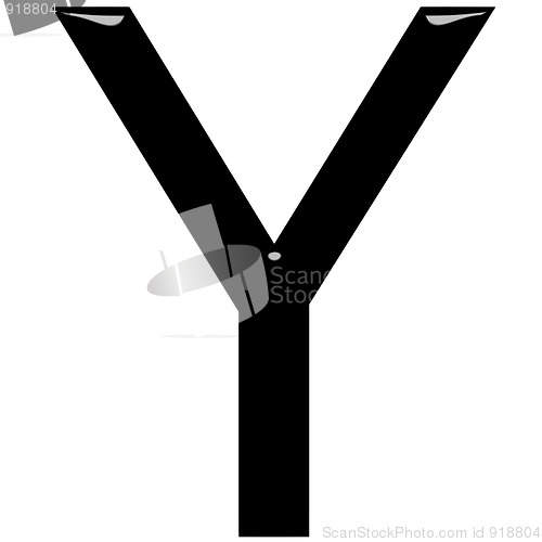 Image of 3D Letter Y