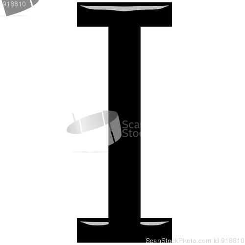 Image of 3D Letter I