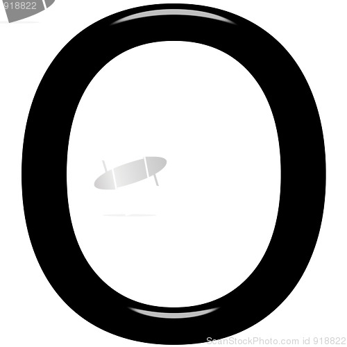 Image of 3D Letter O