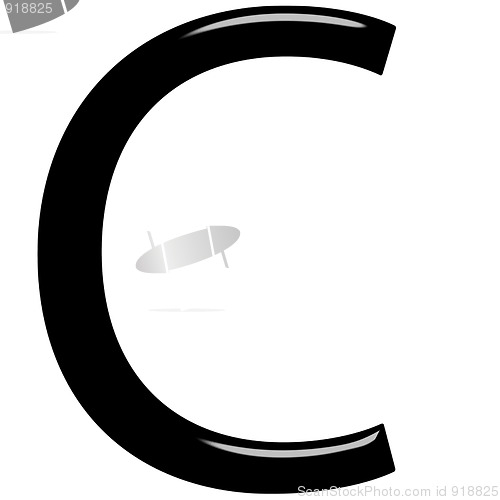 Image of 3D Letter C