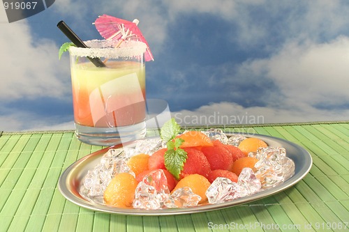 Image of Melon on ice