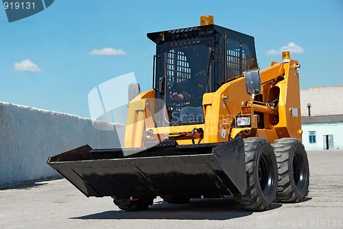 Image of skid steer loader construction machine