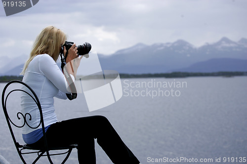 Image of Female photographer