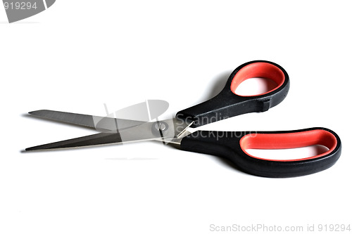 Image of Black scissors isolated on white