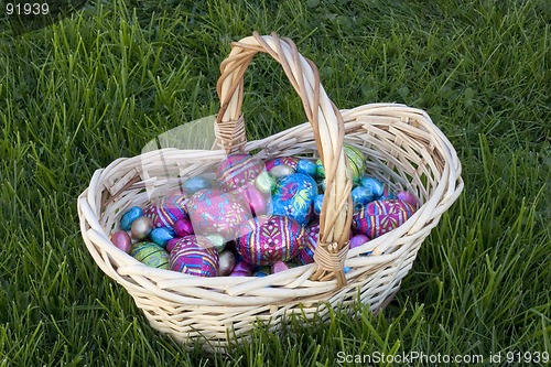 Image of Easter Eggs Basket