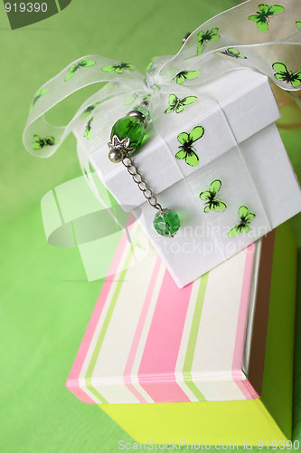 Image of Striped Gift Box