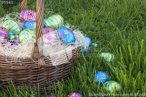 Image of Easter Eggs Basket