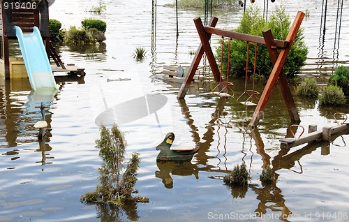 Image of Flood on playground