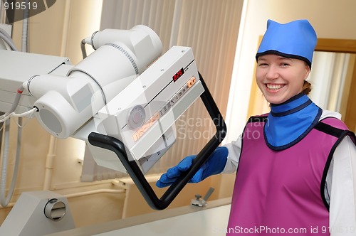 Image of medic doctor laboraty assistant