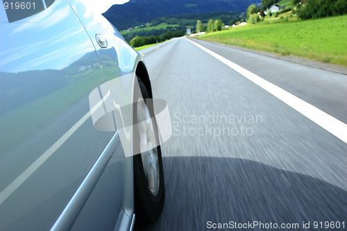 Image of Driving fast