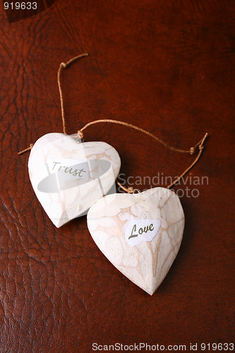 Image of Wooden Hearts