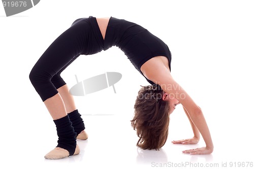 Image of woman doing sports