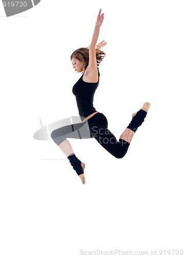 Image of modern dancer jumping