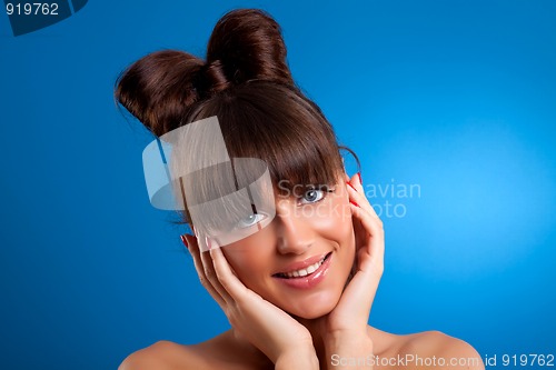 Image of beauty girl's face