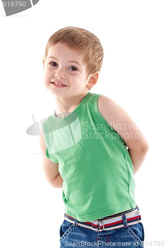 Image of small kid posing