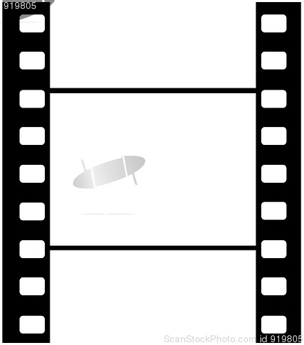 Image of Cine film blank frame