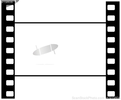 Image of Wide screen cine film blank frame