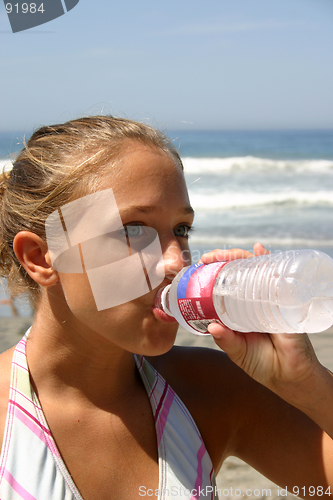 Image of Drinking Girl