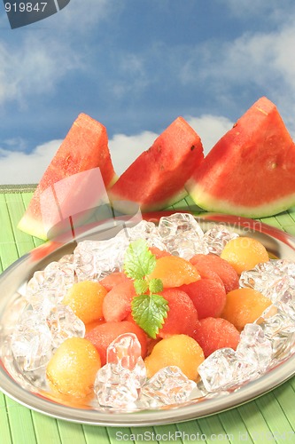 Image of Melon on ice