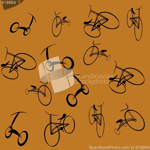 Image of  bikes pattern