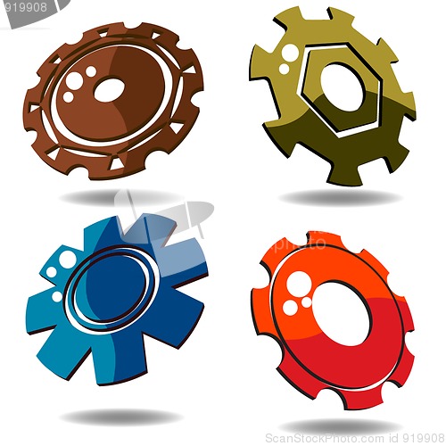 Image of 3d gears