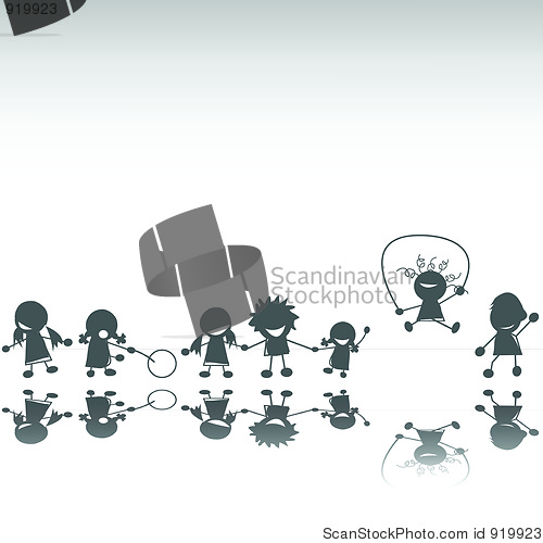 Image of Kids silhouettes